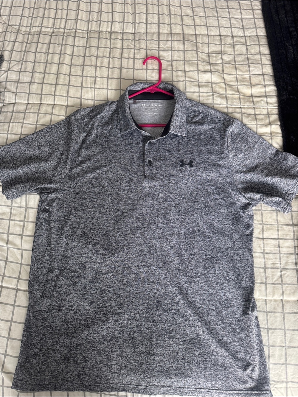 Under Armour Men’s Gray Heather Polo Shirt